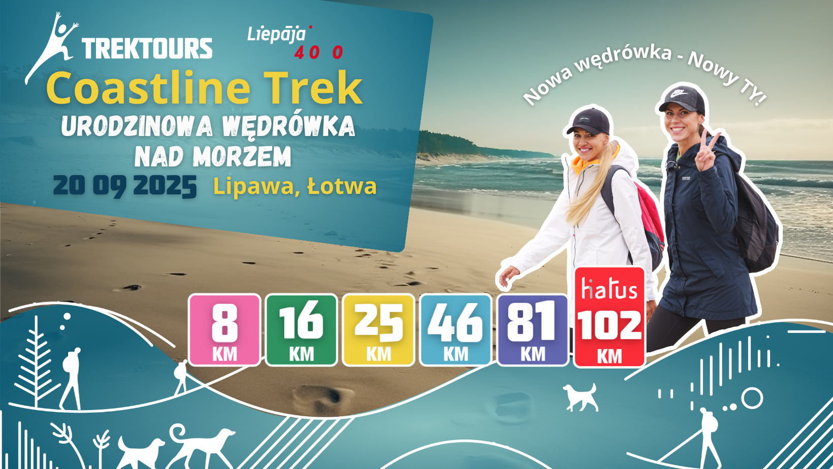 Coastline Trek’25: Urodzinowa wędrówka nad morzem